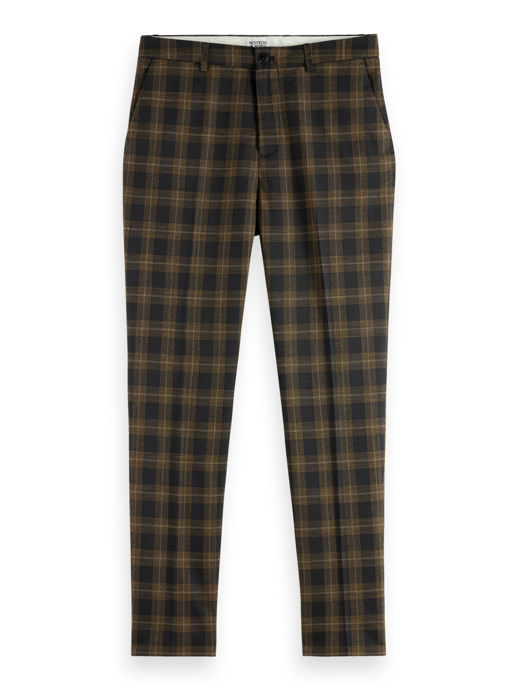 Irving yarn-dyed tailored check chino
