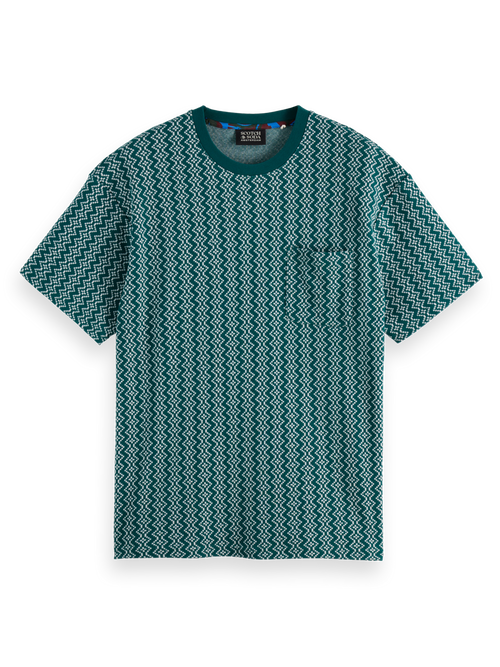 Jacquard relaxed fit t-shirt