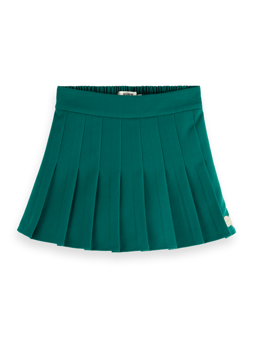 Pleated tennis skort