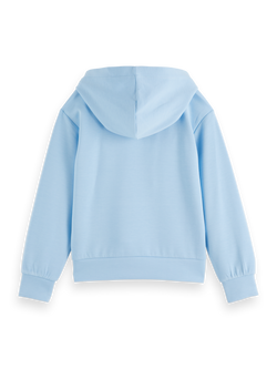 Relaxed-fit modal hoodie with front artwork