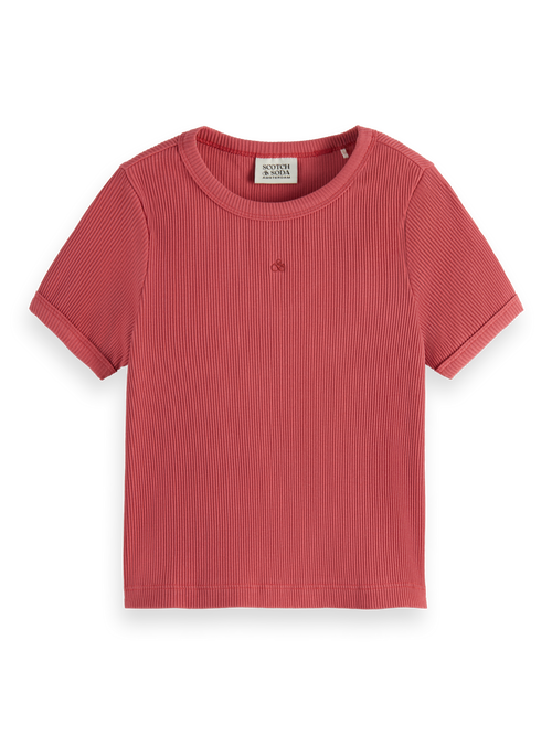 Baby rib slim-fit t-shirt