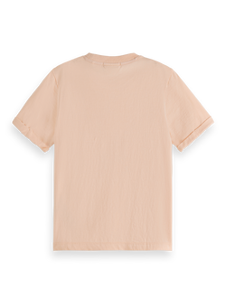 Relaxed-fit garment-dyed t-shirt with front artwork