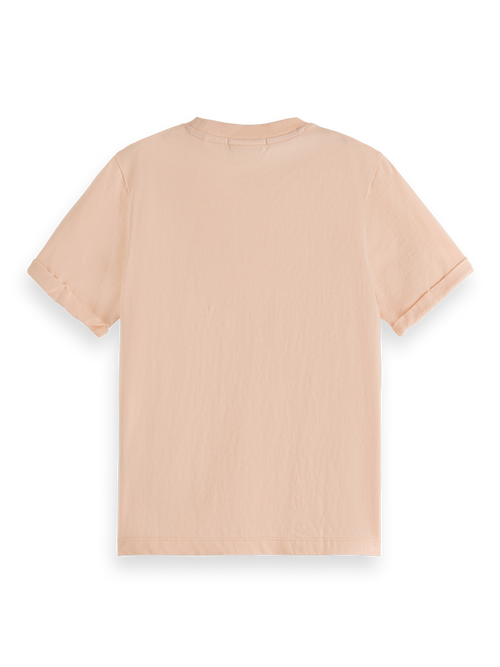 Relaxed-fit garment-dyed t-shirt with front artwork