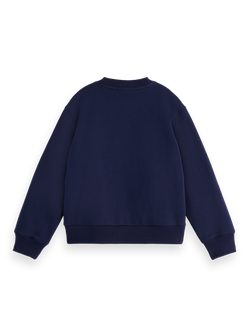 Relaxed-fit crewneck with front artwork