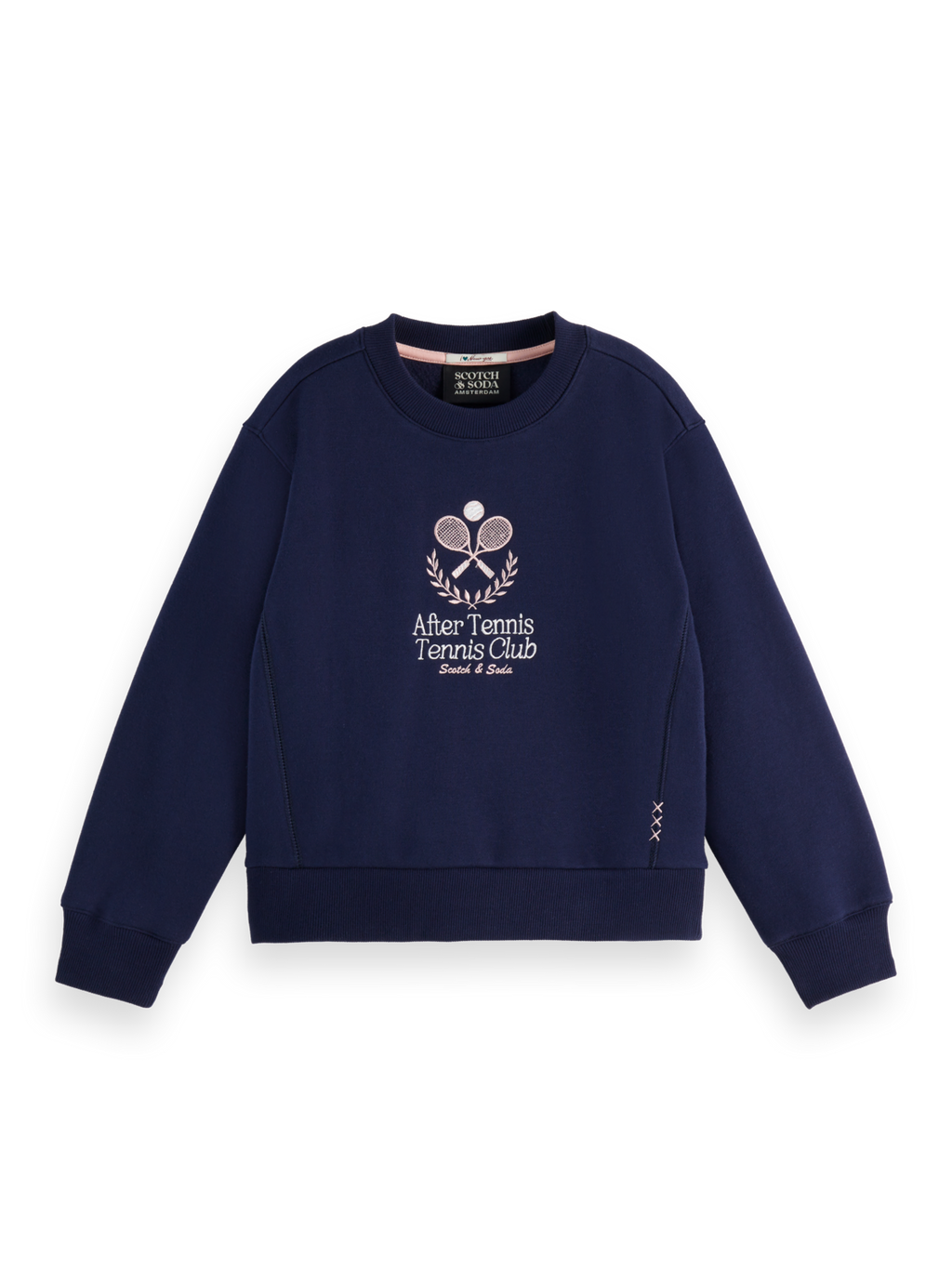 Girls Printed Crewneck