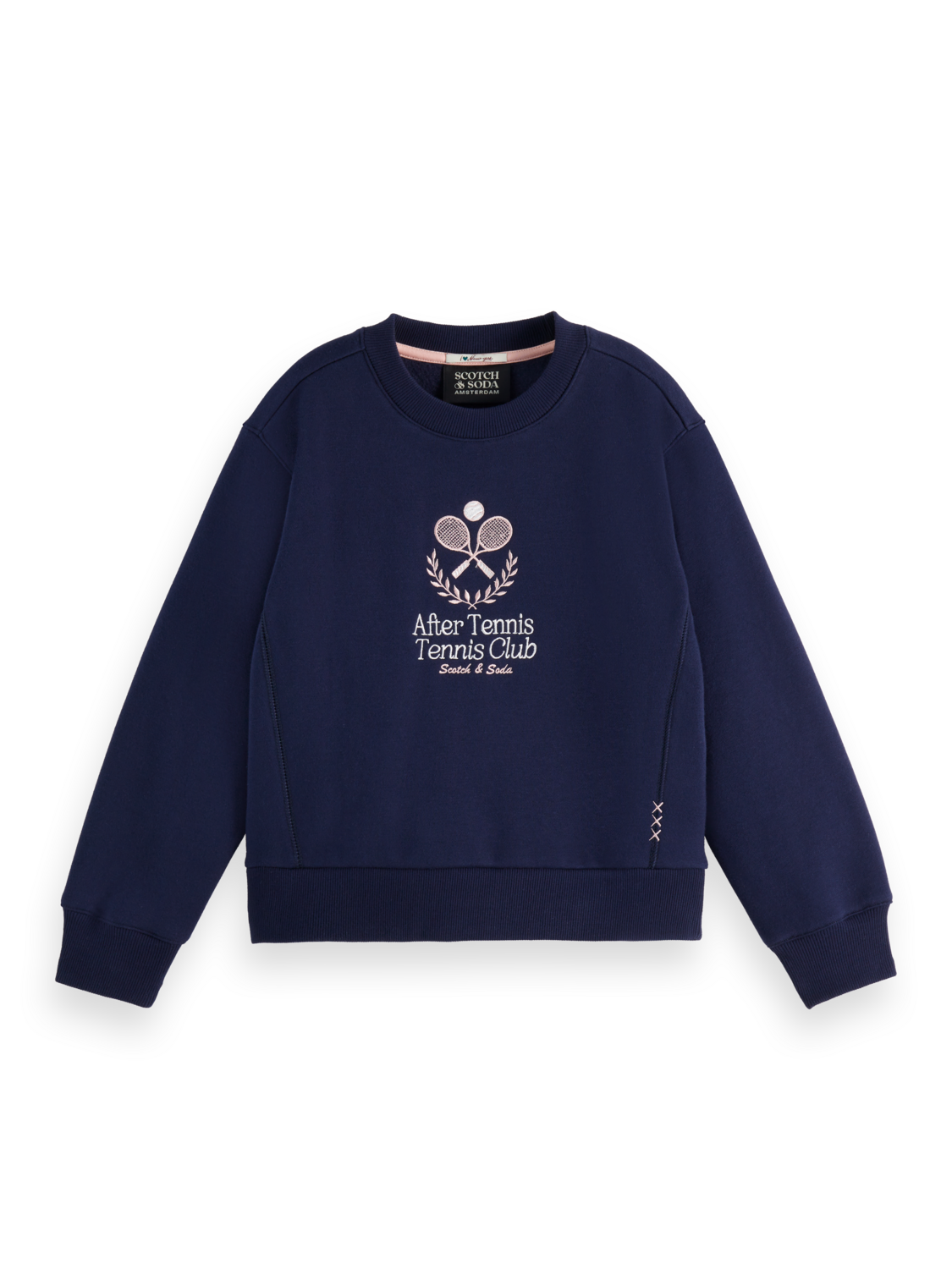 Girls Printed Crewneck