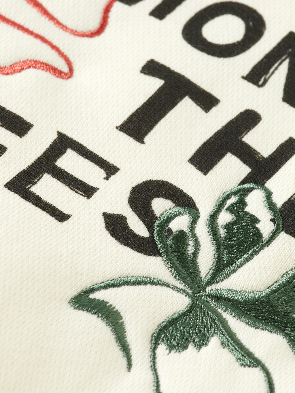 Girls Printed Crewneck