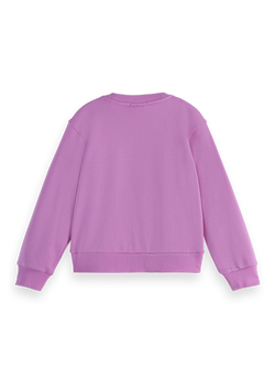 Regular-fit crewneck with front artwork