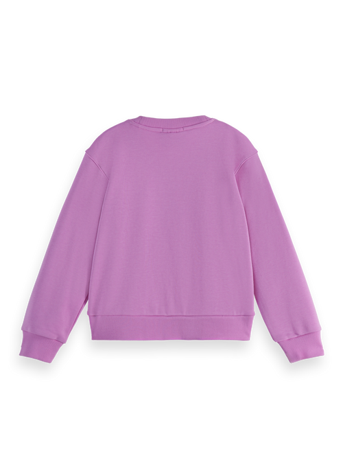 Regular-fit crewneck with front artwork