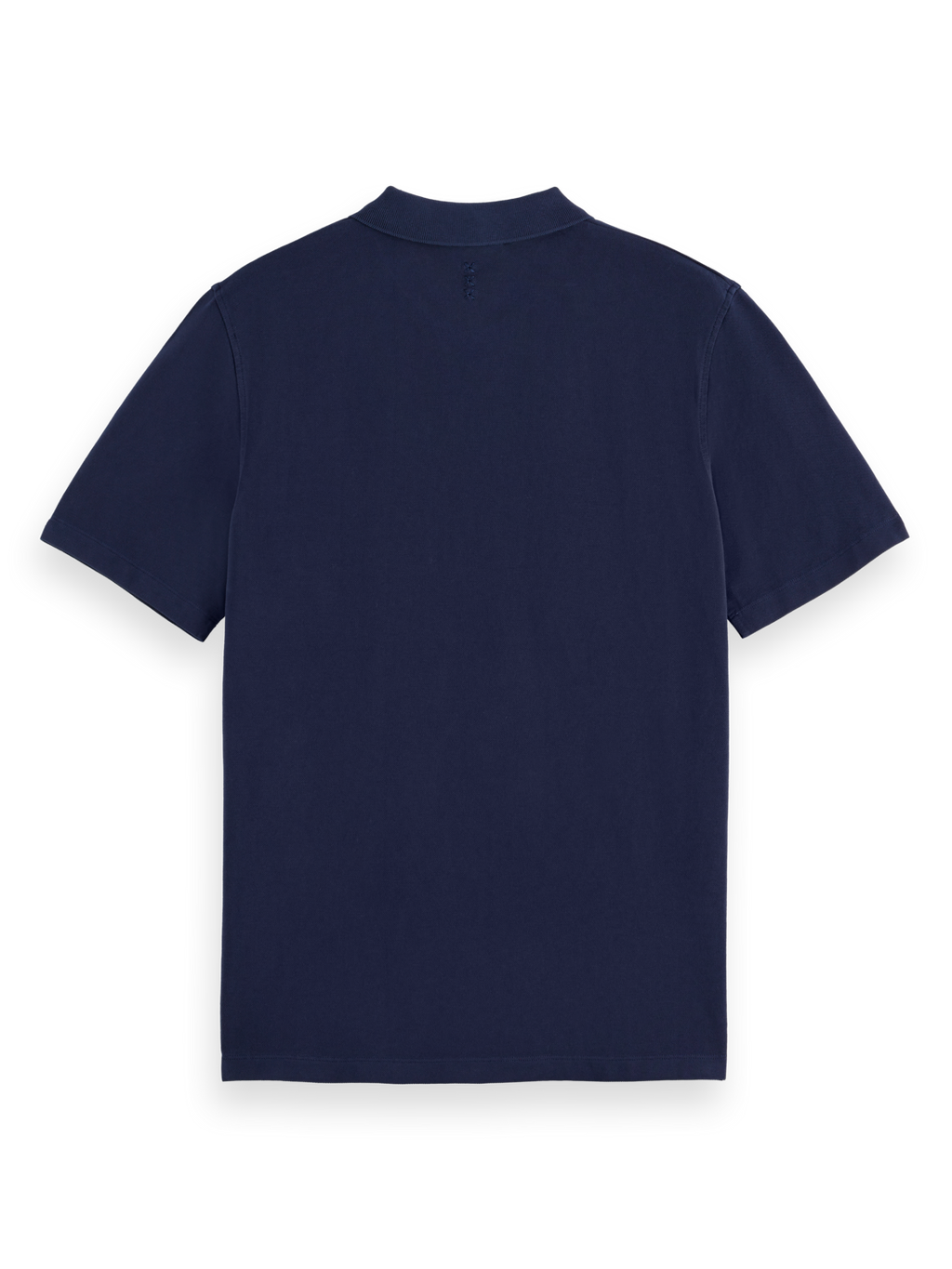 Garment dye pique pocket polo