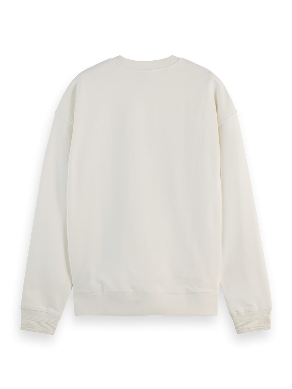 Embroidered chest artwork relaxed sweatshirt