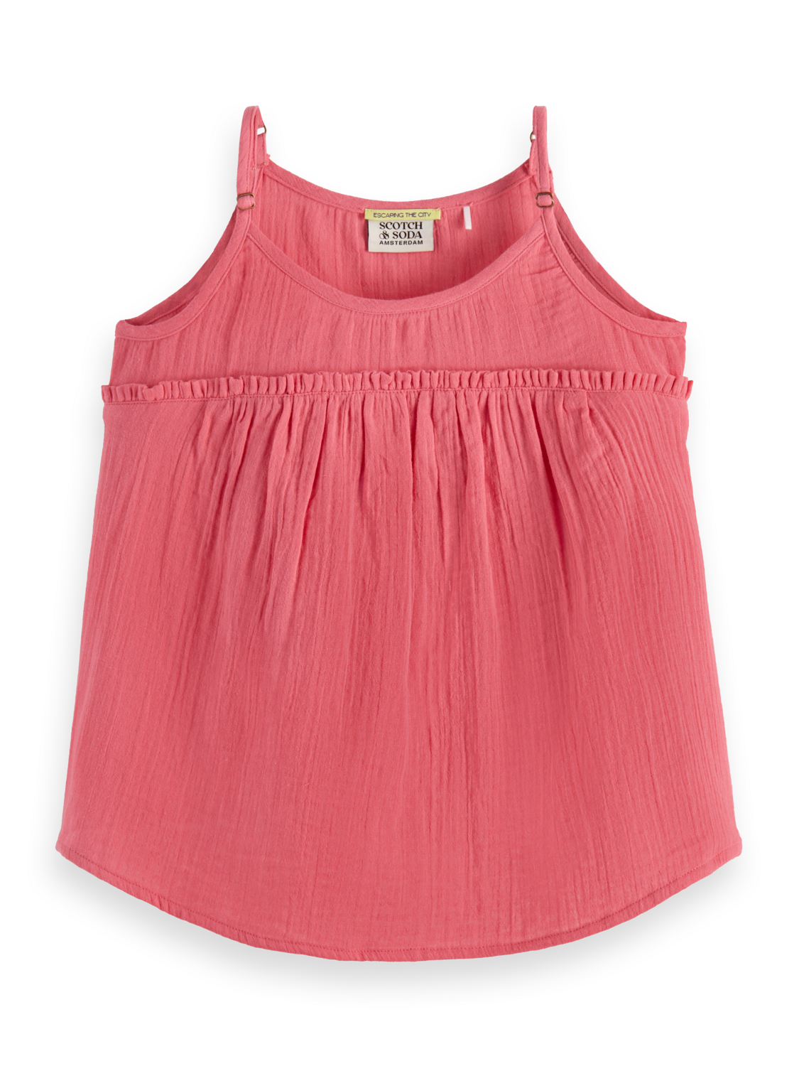 Girls Crinkle Cotton Top
