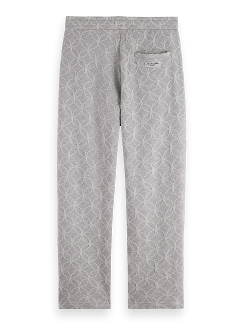 Jacquard Terry Relaxed Straight Fit Sweatpants