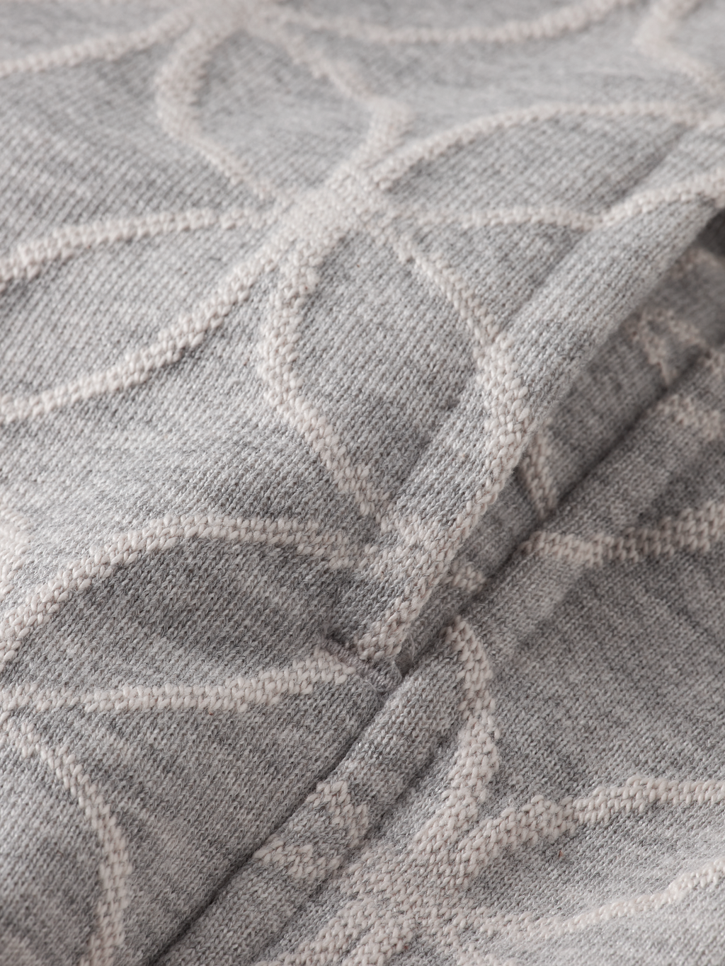 Jacquard Terry Relaxed Straight Sweatpants