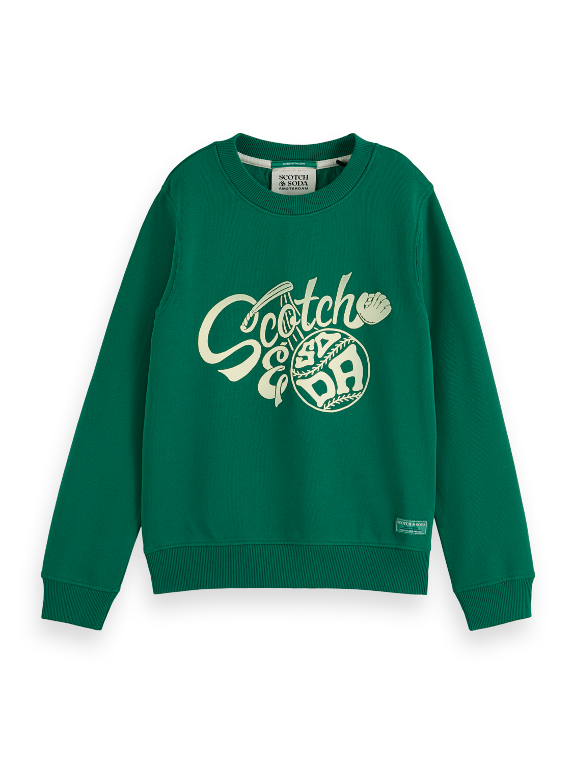 Boys Printed Crewneck
