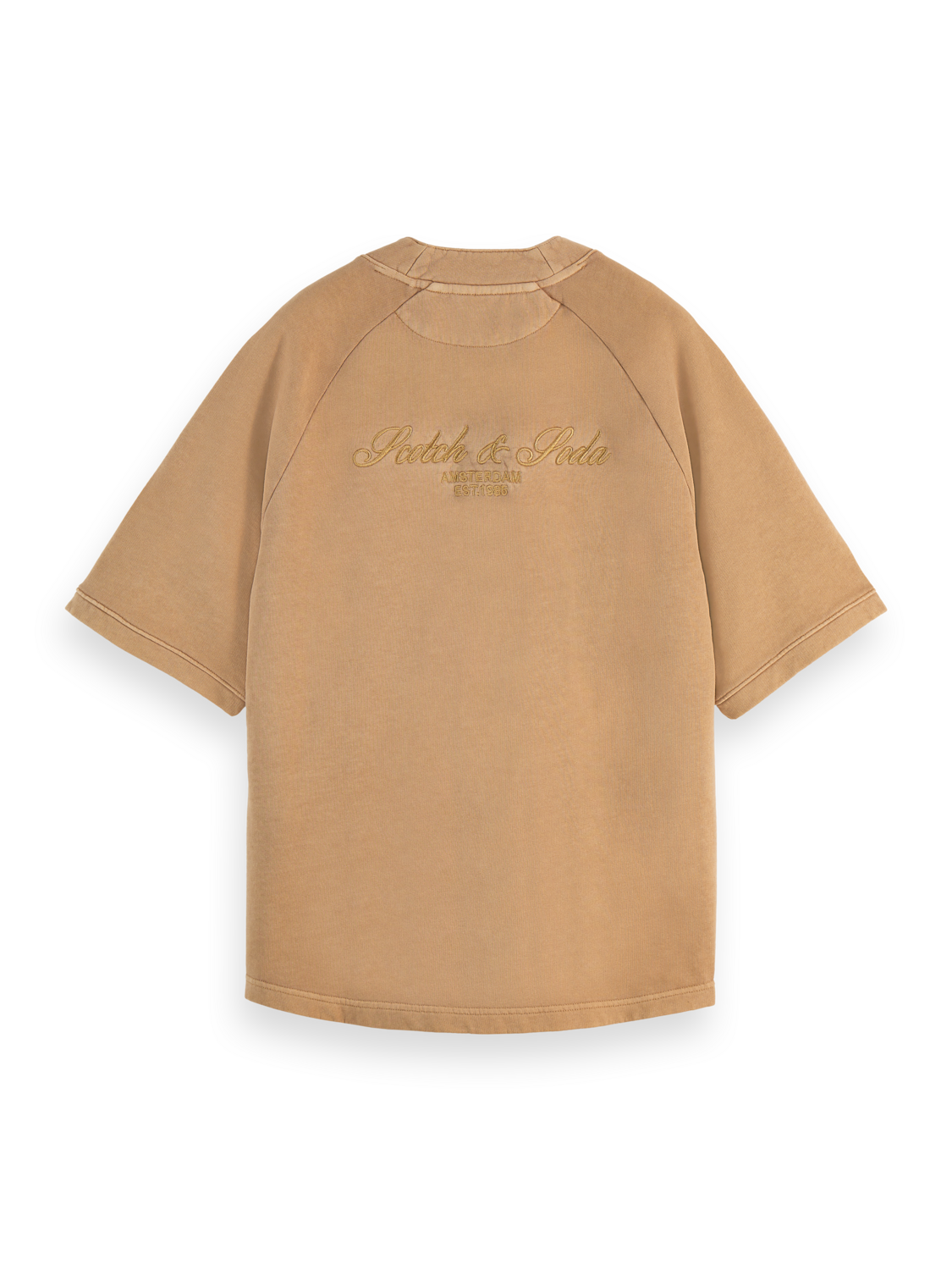 Baseball short sleeve sweatshirt