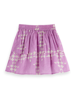 Modal blend printed skirt