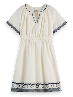 Embroidered summer dress