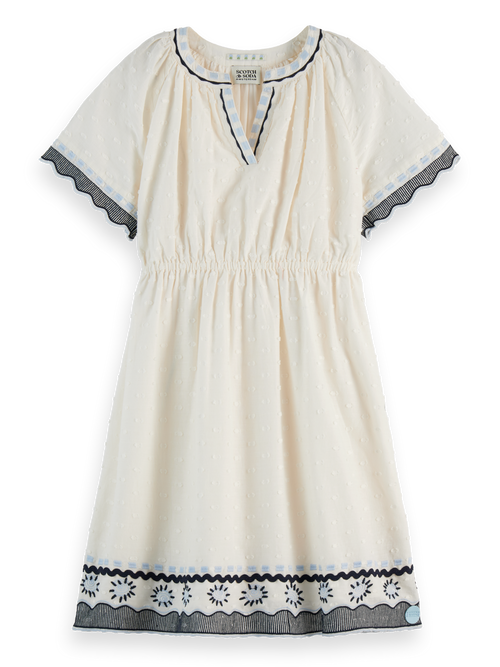 Embroidered summer dress