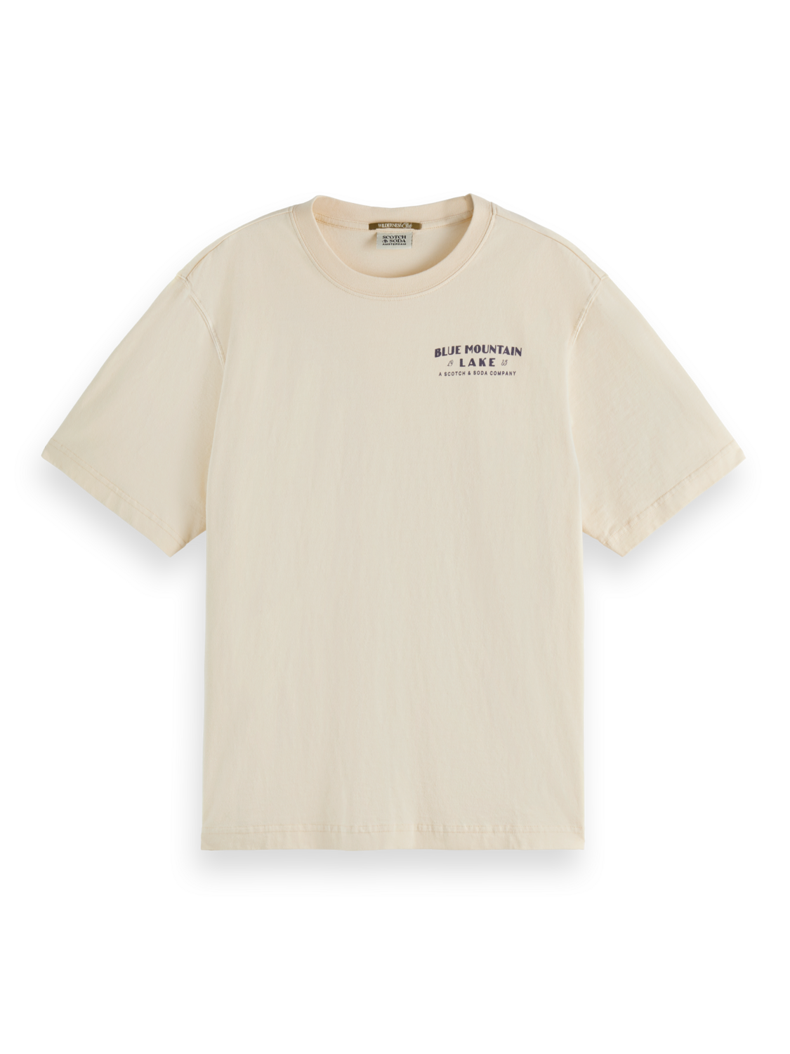 Washed artwork loose t-shirt