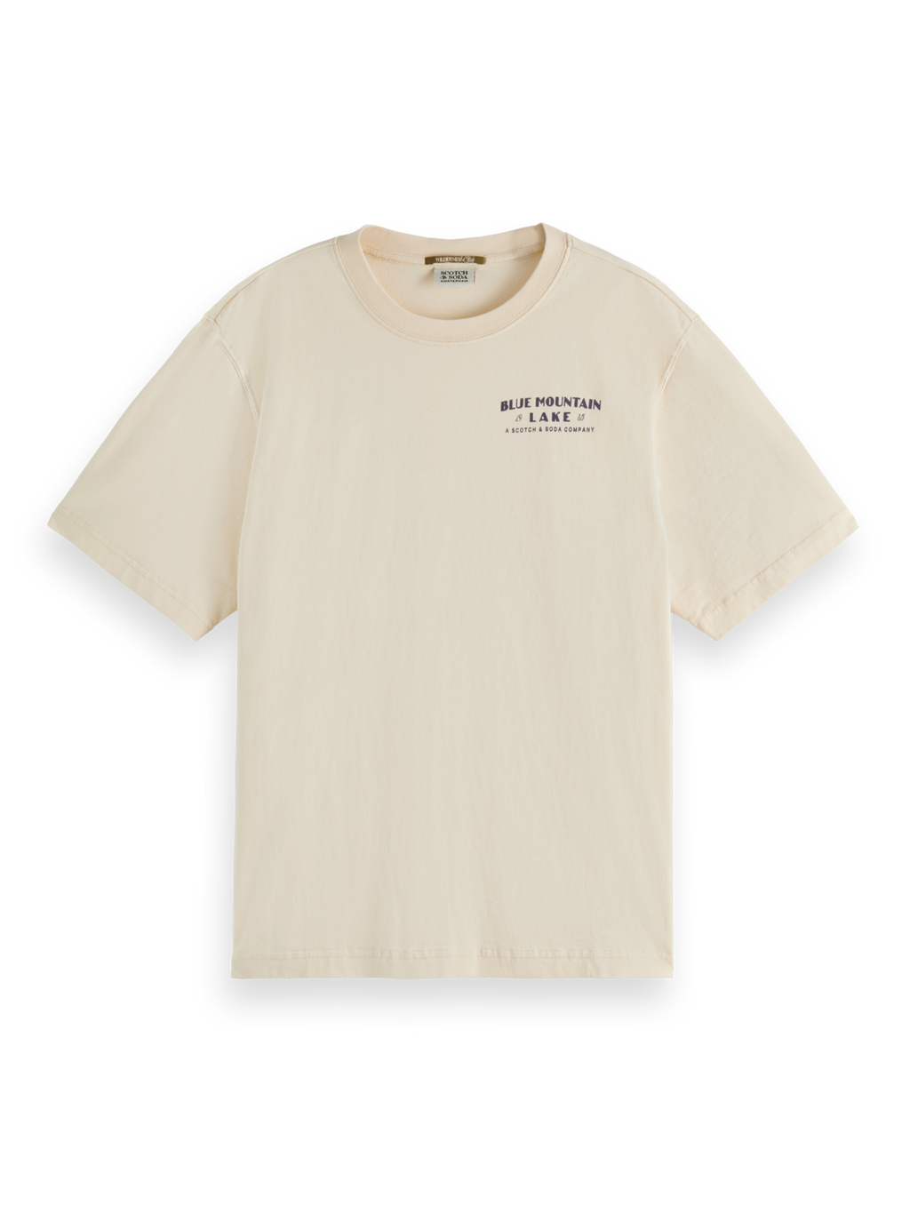 Washed artwork loose t-shirt
