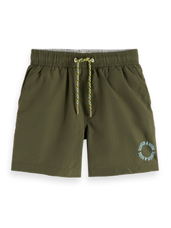 Mid-length logo swimshorts