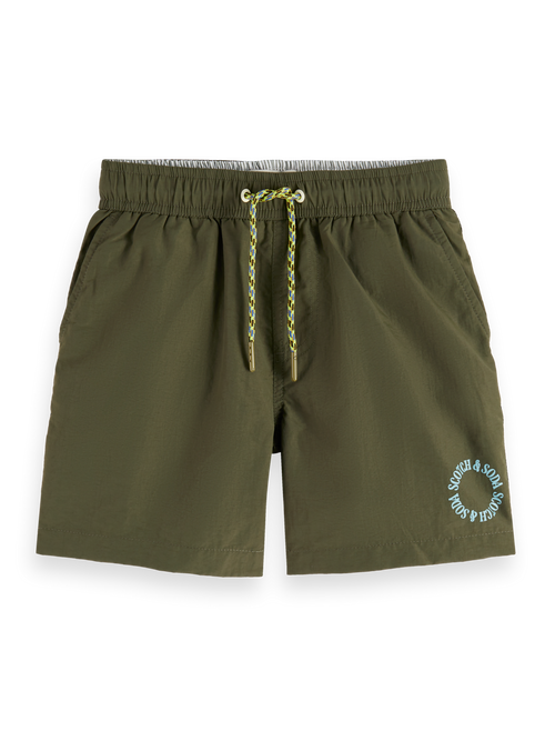 Mid-length logo swimshorts