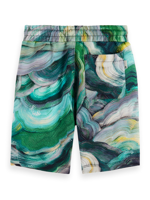 All-over printed sweatshorts