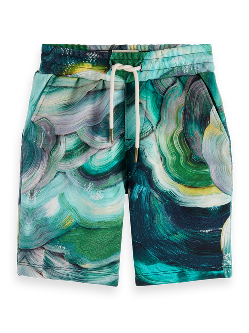 All-over printed sweatshorts