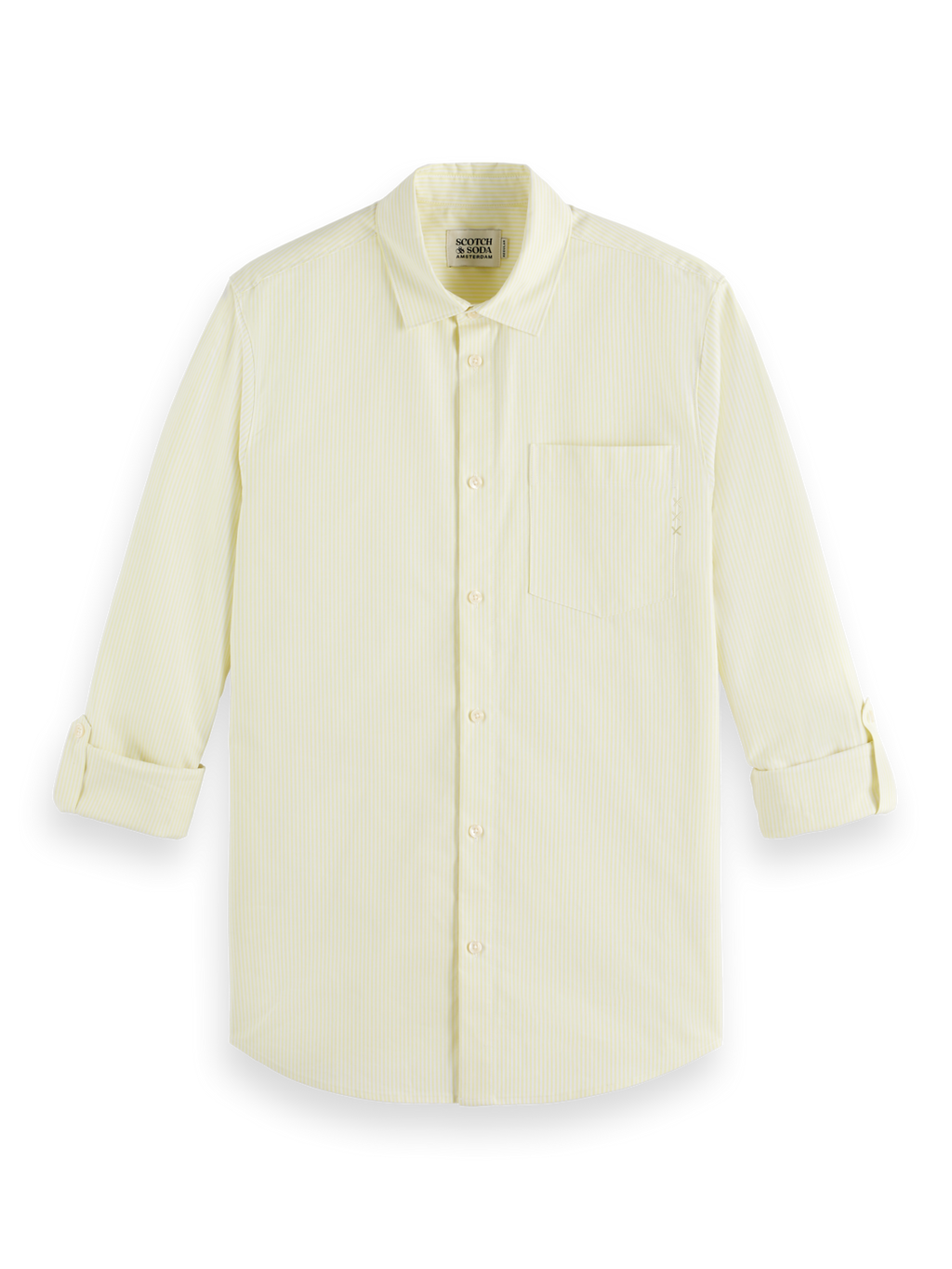 regular stripe oxford shirt