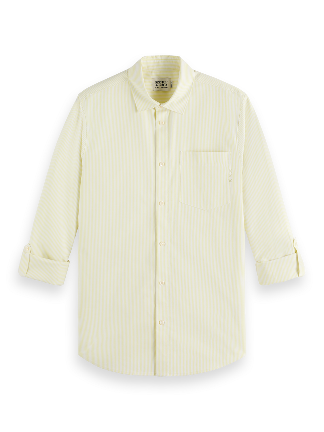 regular stripe oxford shirt