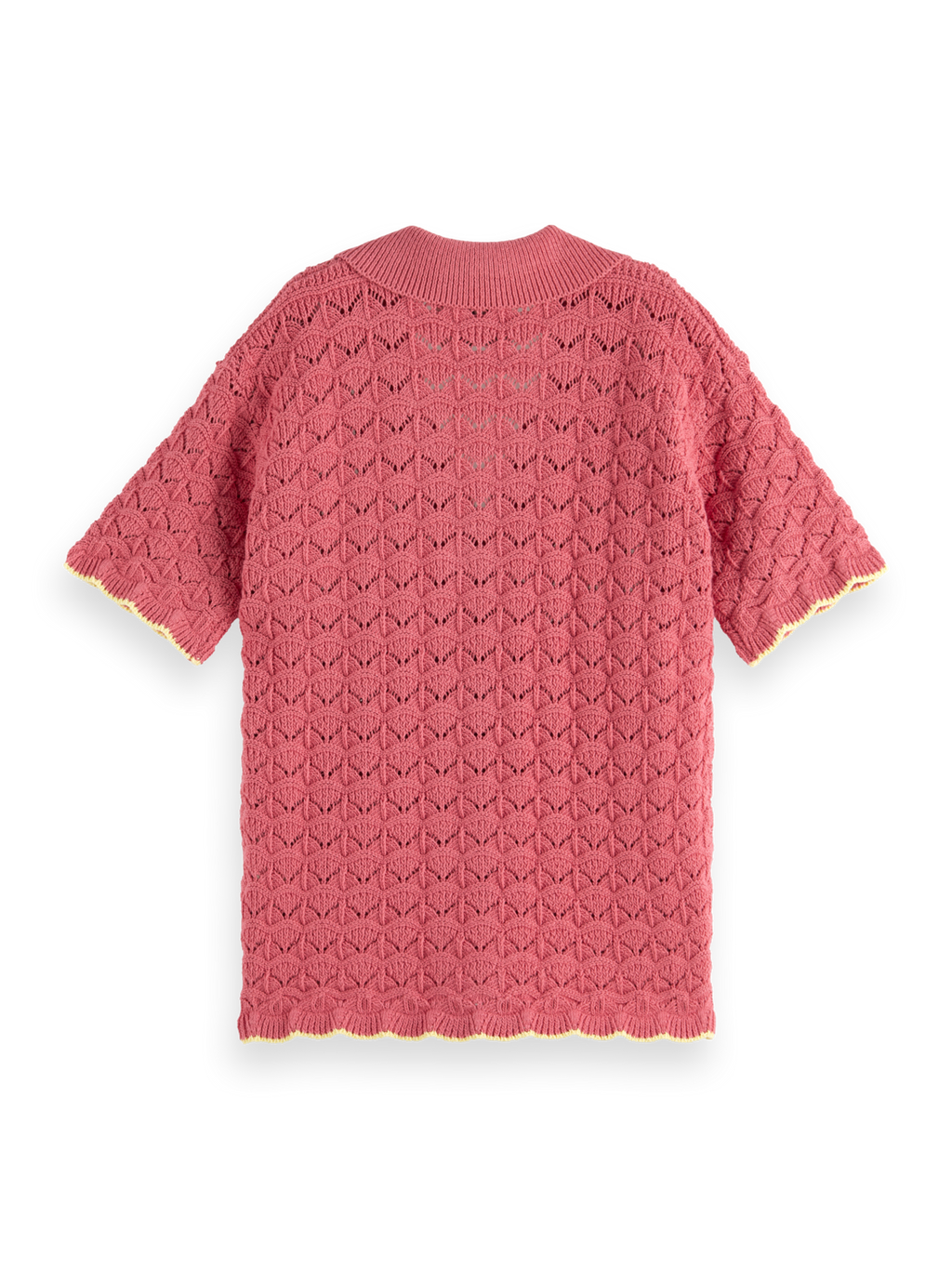 Girls Scalloped Knitted Shirt