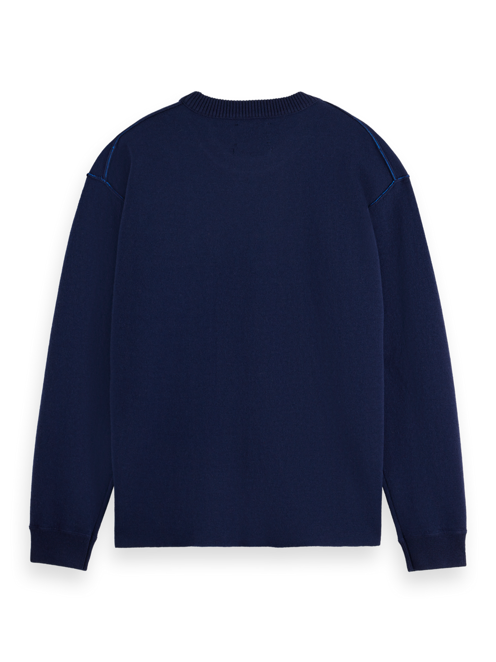 Merino double face crewneck