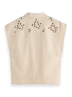 Sleeveless festival gilet