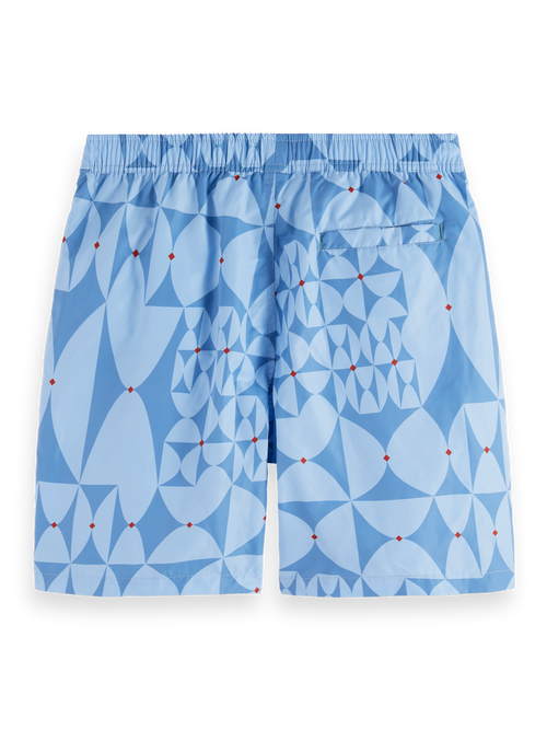 Printed mid-length swimshort