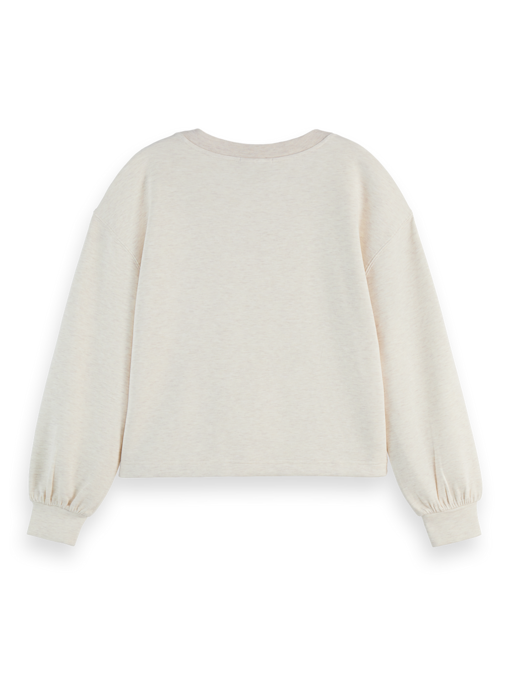 V-neck modal sweatshirt