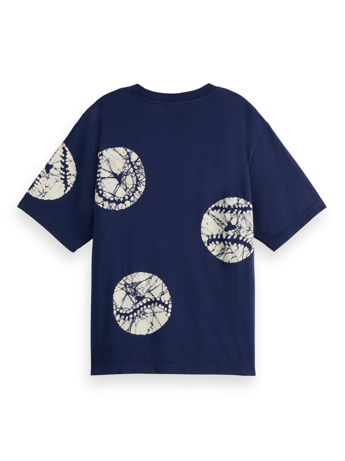 Batik baseball loose t-shirt