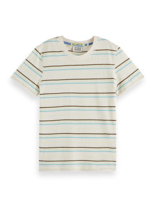 Relaxed-fit yarn-dyed striped t-shirt