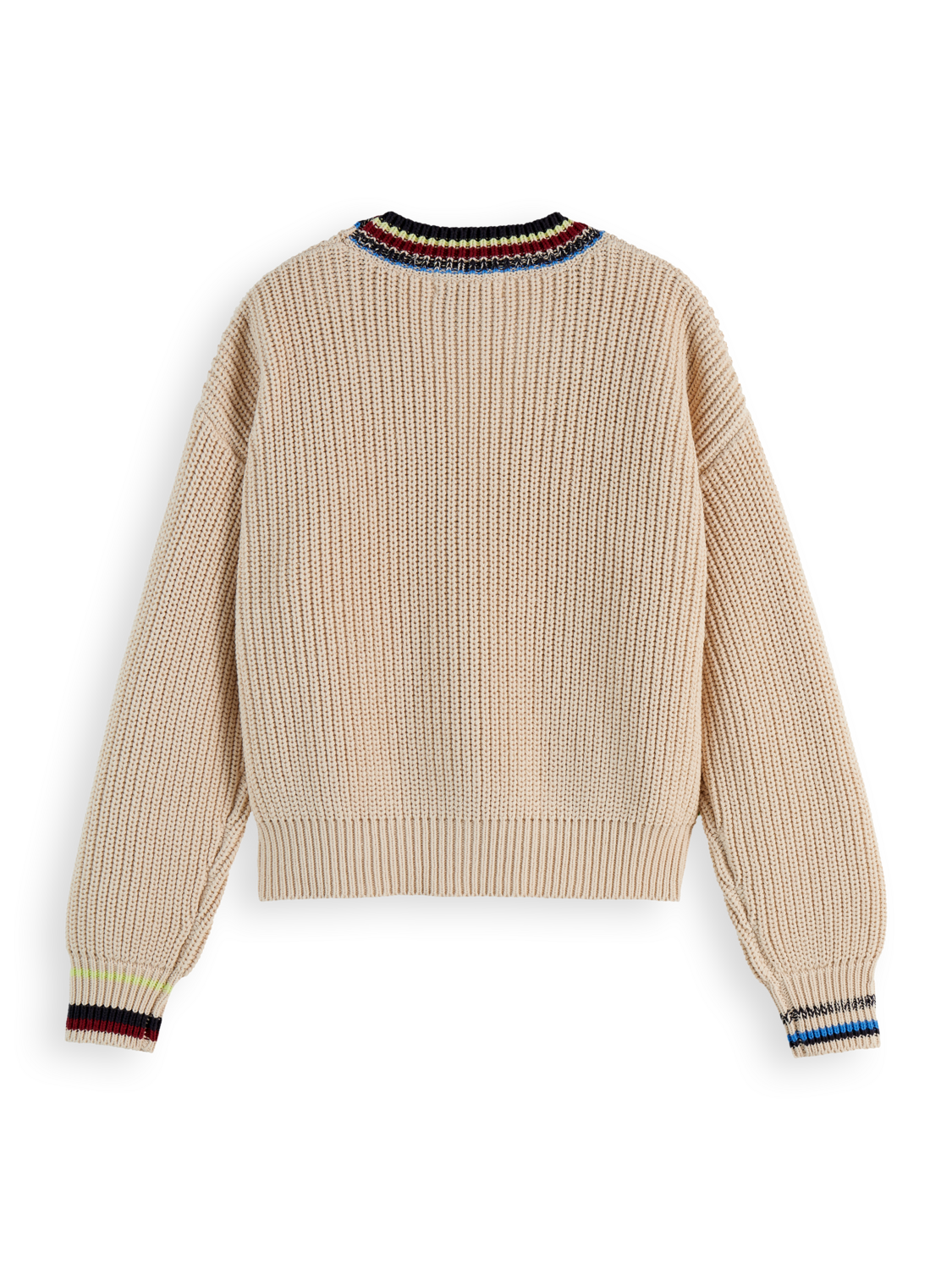 stripe trim cardigan