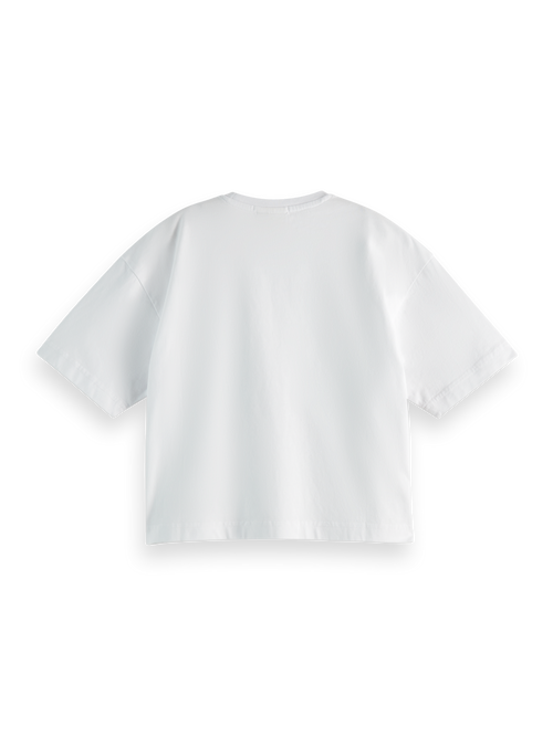 Loose-fit t-shirt with front artwork