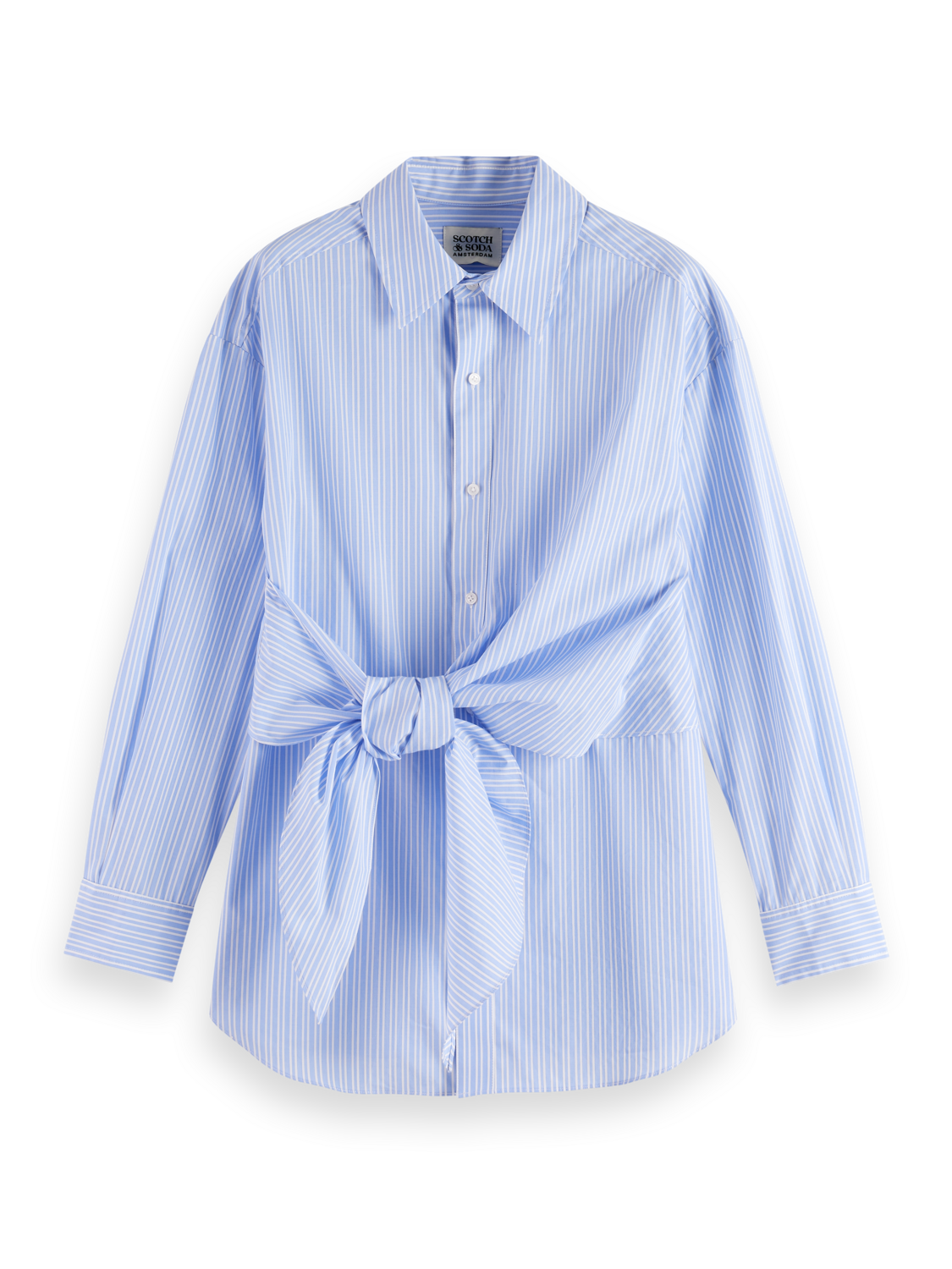 Striped Knotted Shirt
