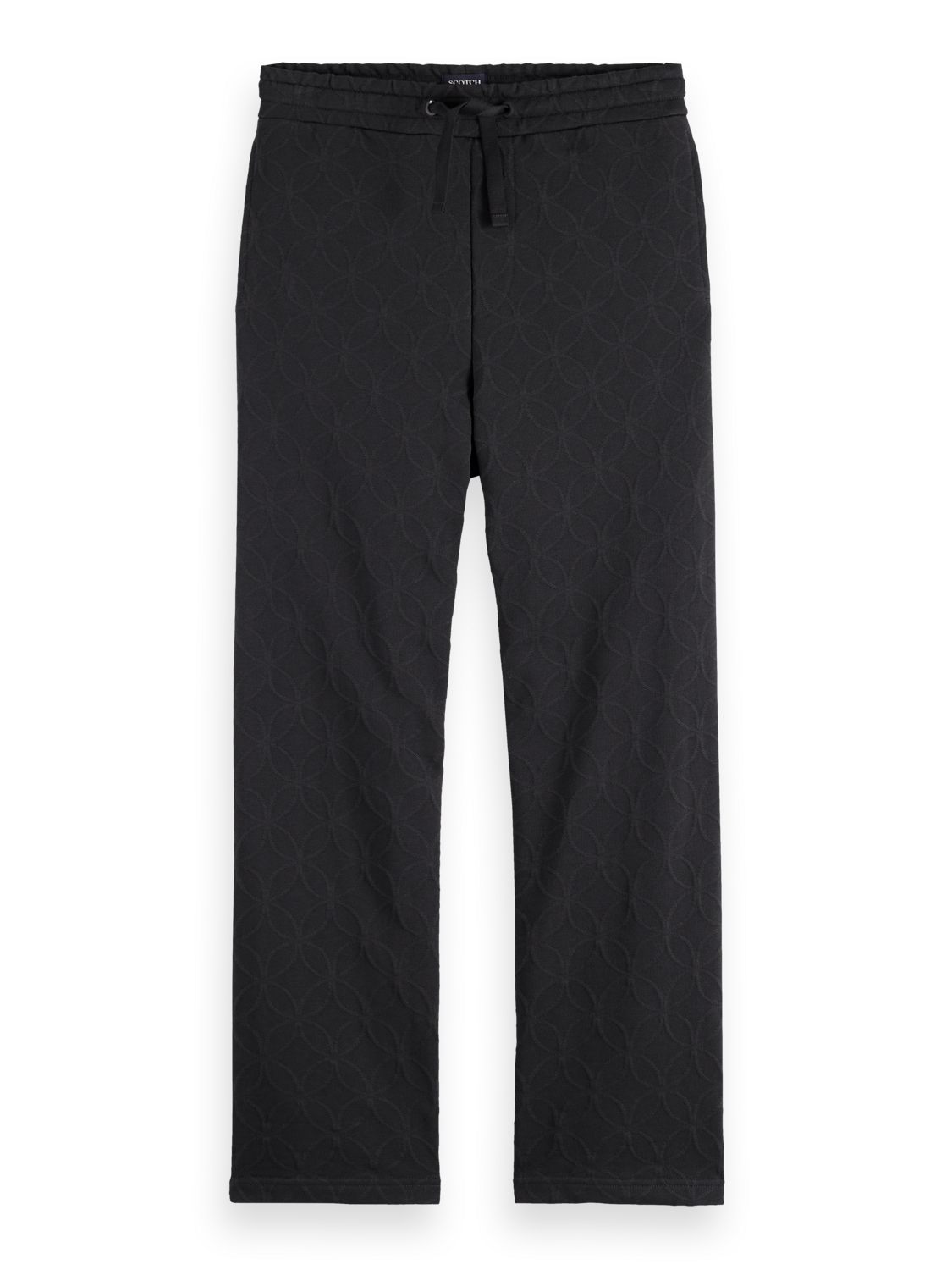Jacquard Terry Relaxed Straight Sweatpants