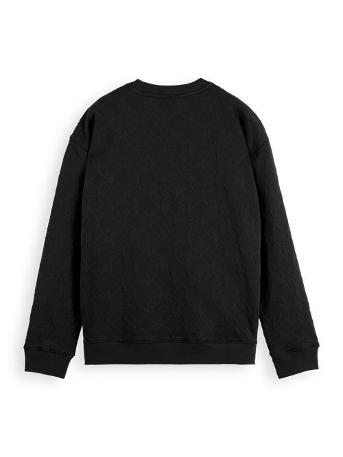 Jacquard regular fit sweatshirt