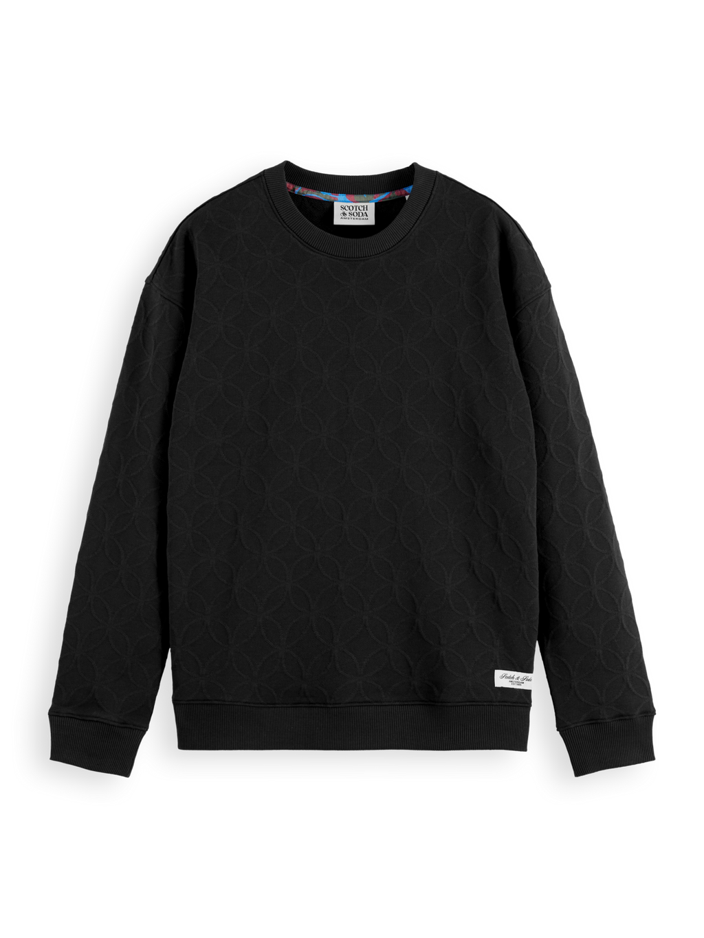 Jacquard regular fit sweatshirt