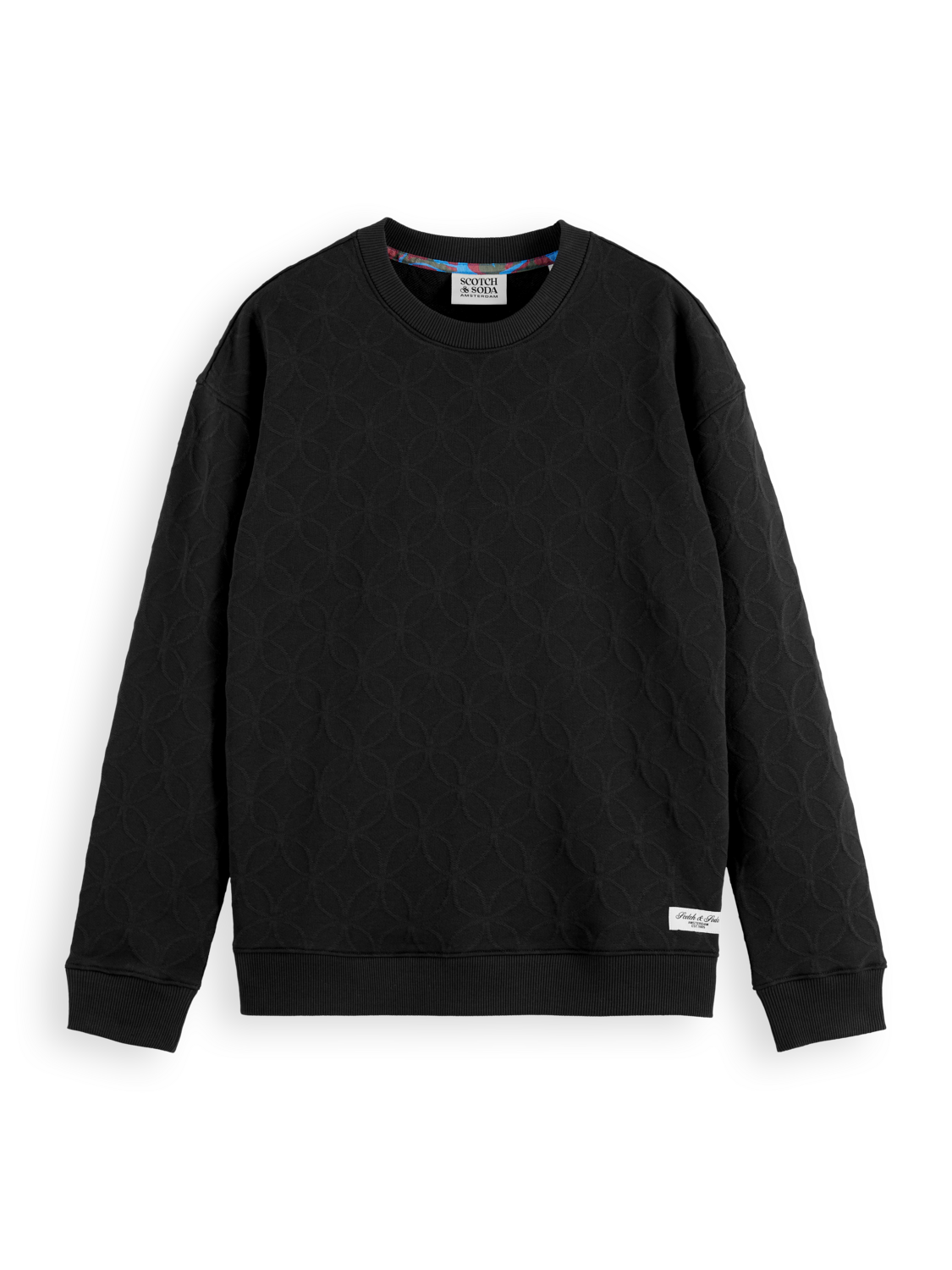 Jacquard regular fit sweatshirt