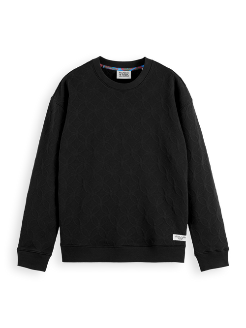 Jacquard regular fit sweatshirt