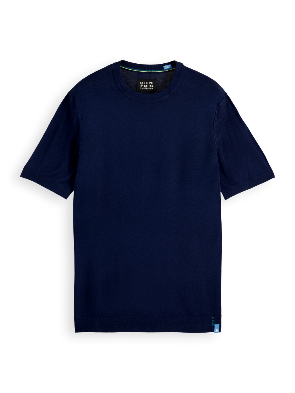 Knitted regular fit t-shirt