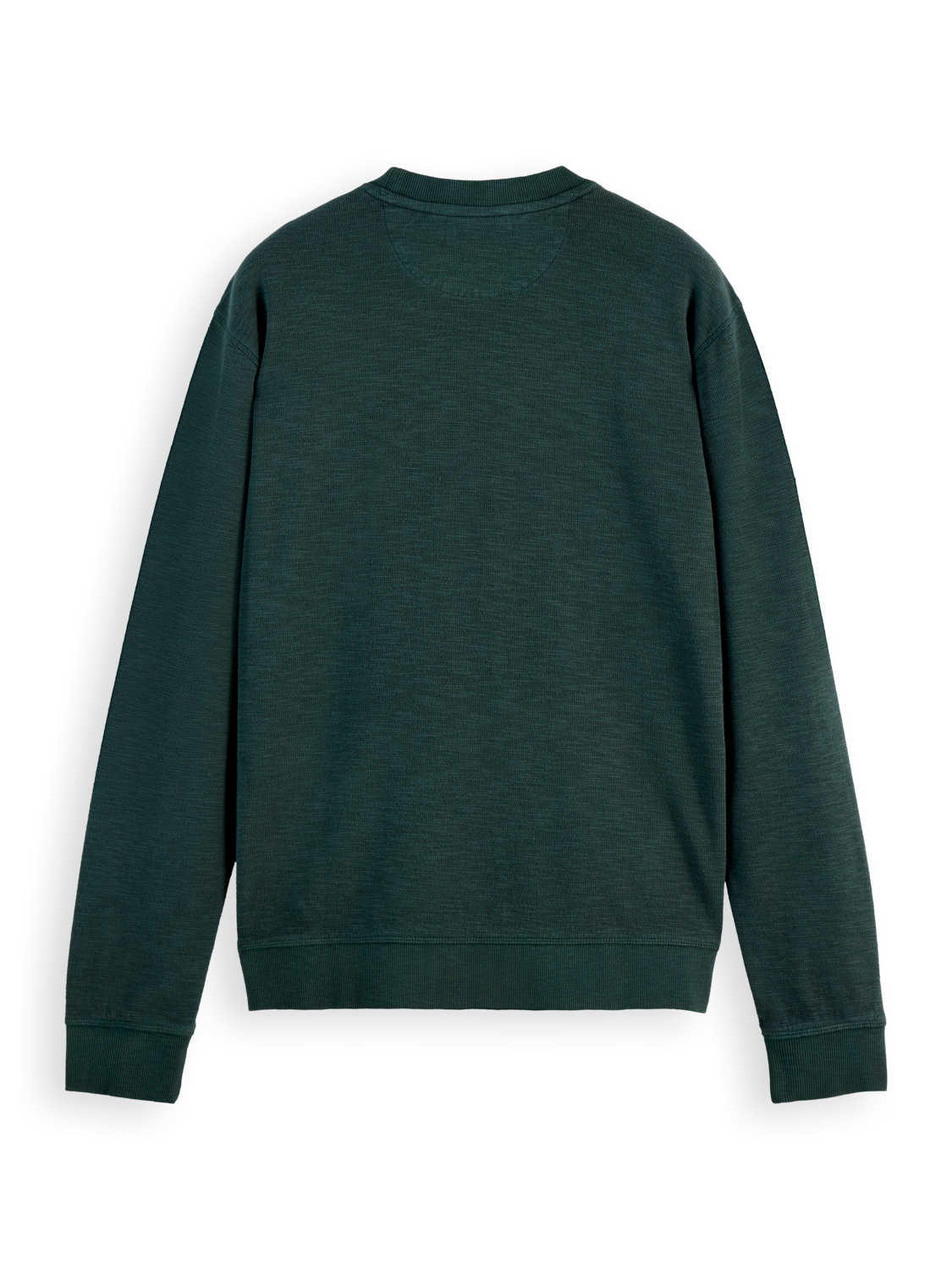 Garment dye structured sweatshirt