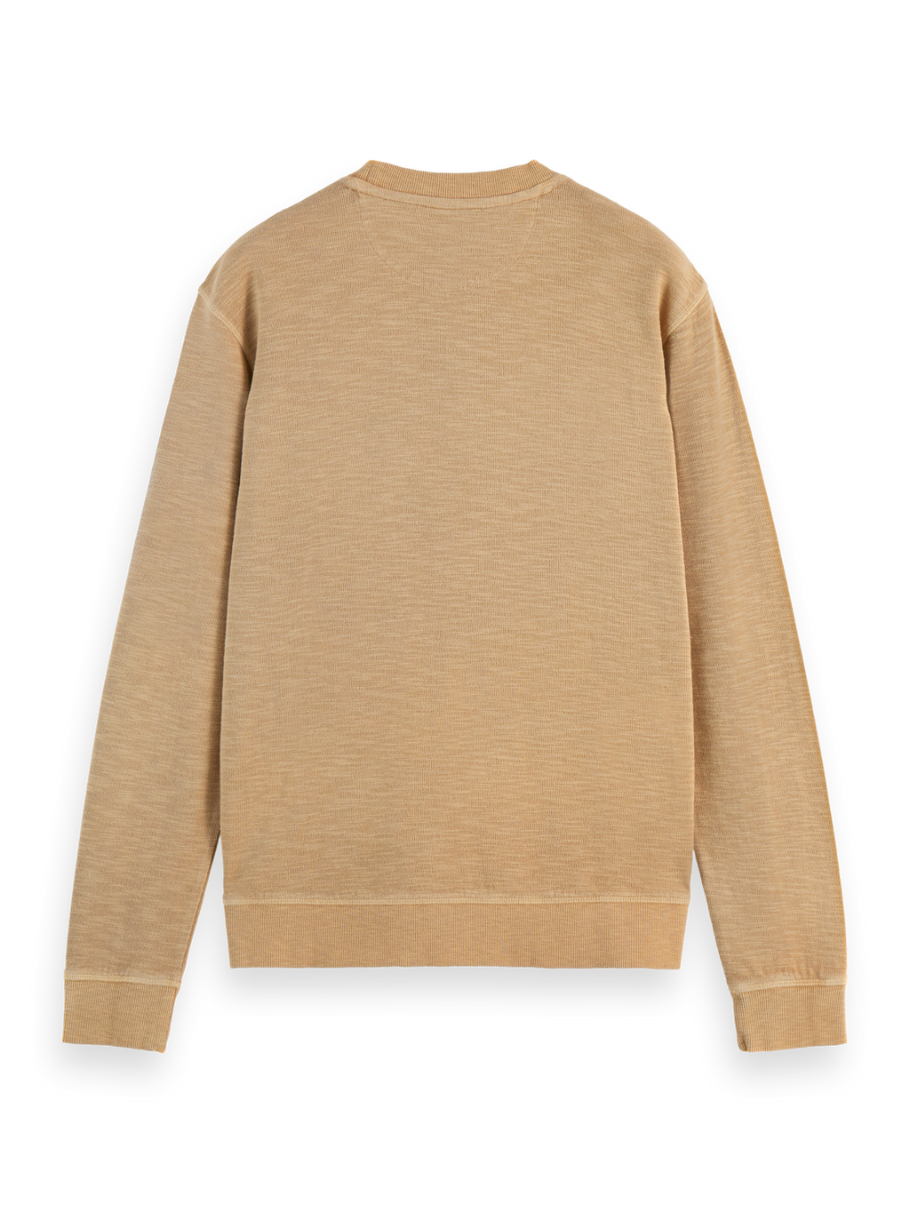 Garment dye structured sweatshirt