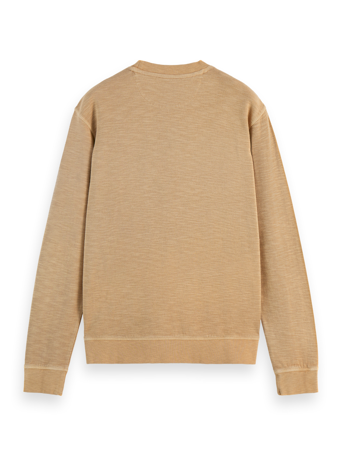 Garment dye structured sweatshirt